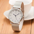 2025 New Famous Brand Silver Casual Geneva Quartz Watch Women Metal Mesh Stainless Steel Dress Watches Relogio Feminino Clock