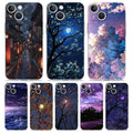 Phone Case For iPhone 17 Cases iPhone Air 16 15 12 13 14 Pro Max 7 8 Plus 16Pro iPhone11 Cover fashion art sunset glow