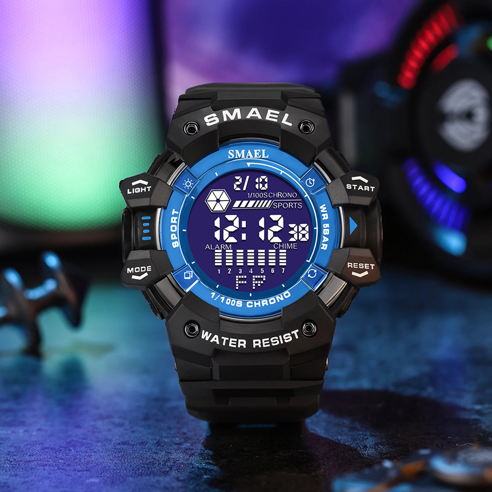 Mens Watch Military Water resistant SMAEL Sport watch Army led Digital wrist Stopwatches for male 8050 relogio masculino Watches