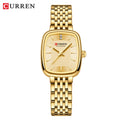 CURREN Luxury Women Watches Fashion Casual FemaleLadies Stainless Steel Quartz Wristwatches Life Waterproof Girlfriend Gift