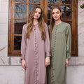 AS SS26 light satin ball buttons dress lightweight super comfortable fabric dressy woman clothes